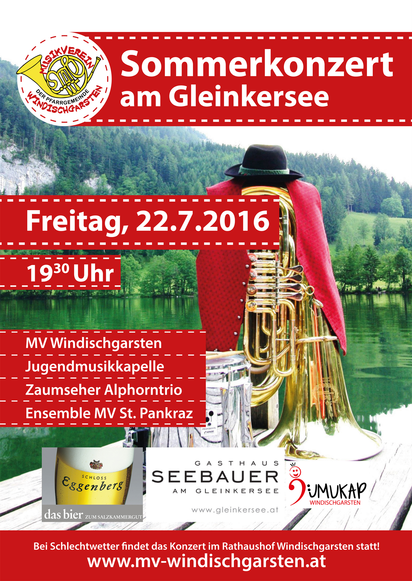 Sommerkonzert am Gleinkersee 2016